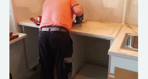 Сборка кухонного гарнитура. Унеча